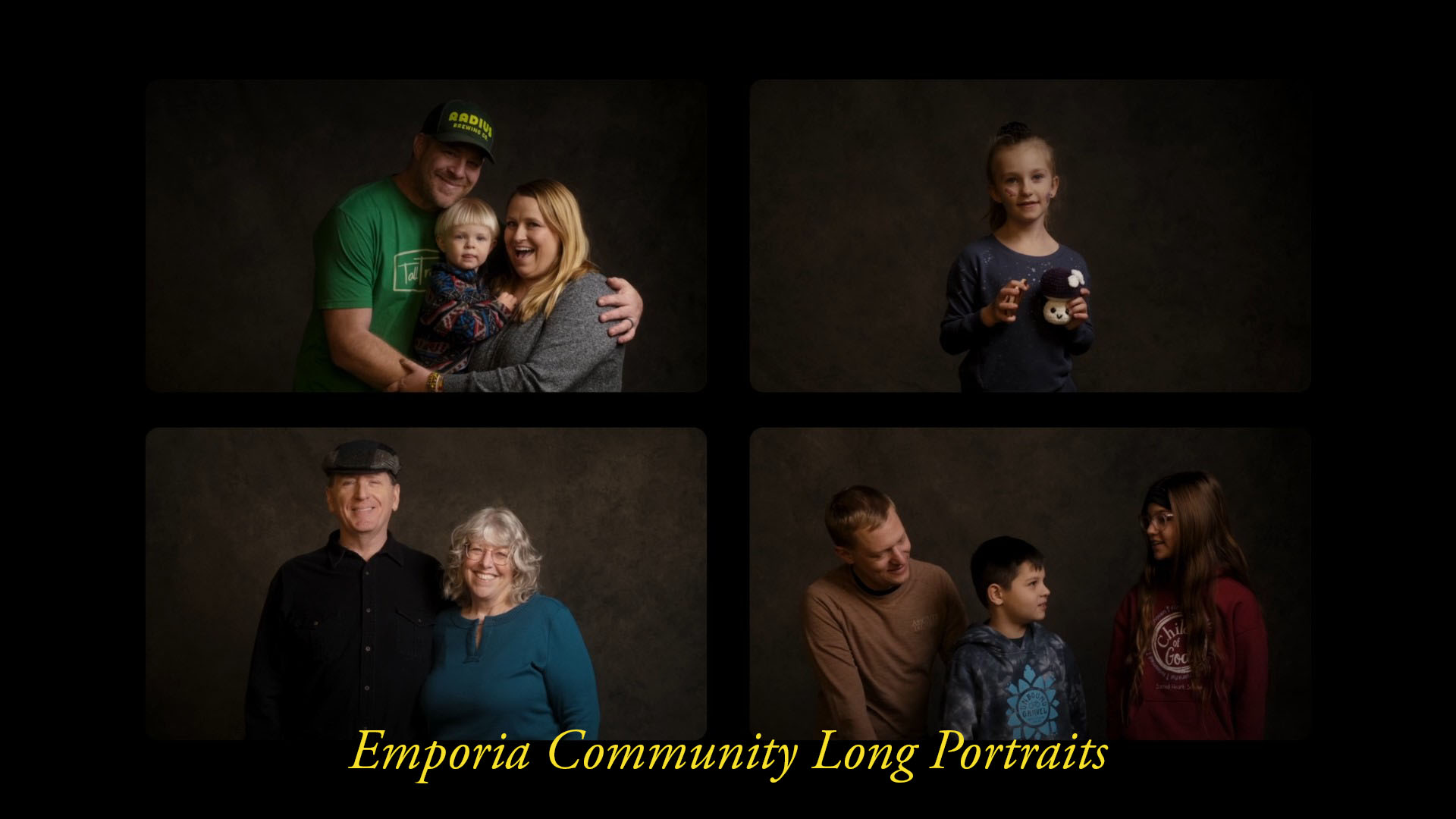 Long portraits from the January 2026 art walk sessions